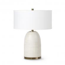  2690-60 - Rivoli Leather Table Lamp White